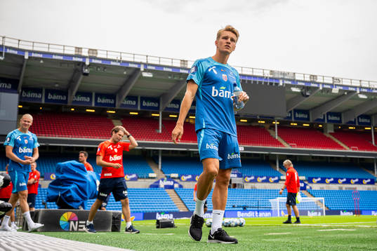 Martin Ødegaard of the Norwegian national football team