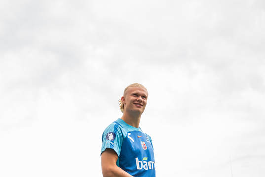 Erling Braut Haaland of the Norwegian national football team