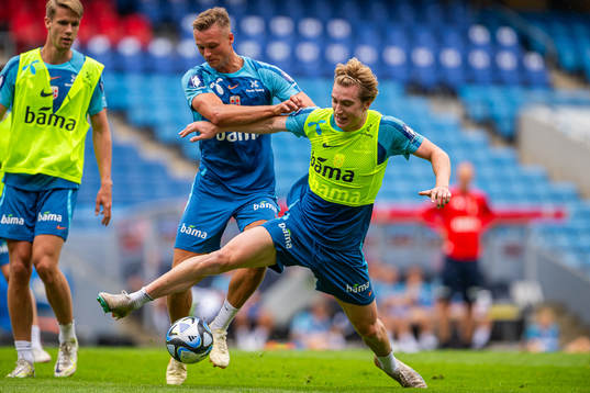 Stian Gregersen and Kristian Thorstvedt of the Norwegian