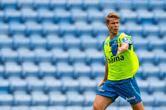 Kristoffer Ajer of the Norwegian national football team