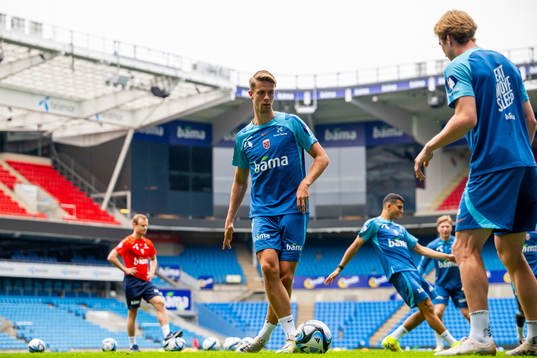 Kristoffer Ajer of the Norwegian national football team
