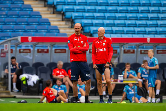 Brede Hangeland, player manager, and Ståle Solbakken, head