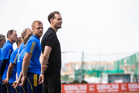 Sweden's national team U21 captain Daniel Bäckström