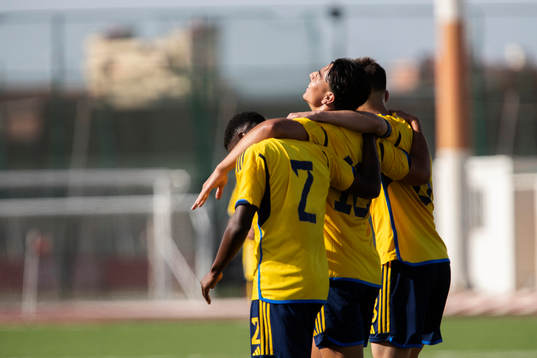 Josafat Mendes, Jusef Erabi and Yasin Ayari of Sweden