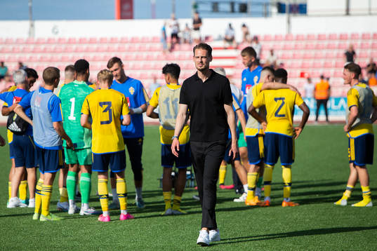 Sweden's national team U21 captain Daniel Bäckström