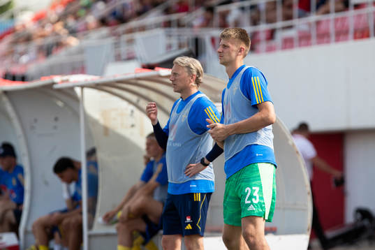 Goalkeeper Sebastian Selin of Sweden