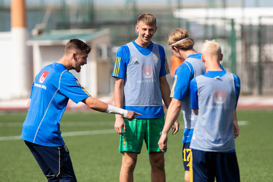 Goalkeeper Sebastian Selin of Sweden