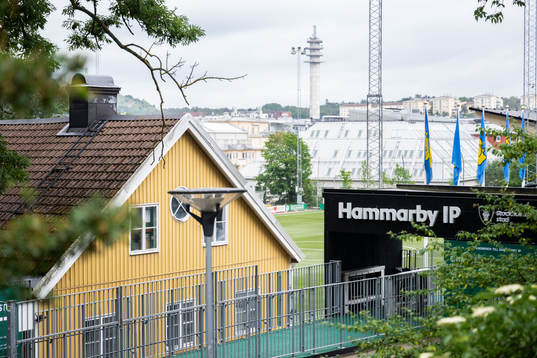 Exteriör vy över Hammarby IP