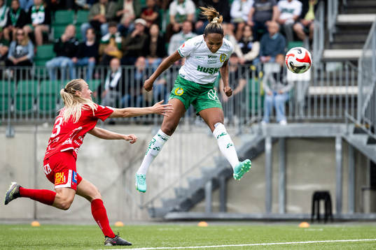 Örebros Michaela Kovacs och Hammarbys Madelen Janogy