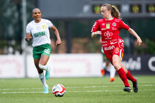 Hammarbys Madelen Janogy och Örebros Michaela Kovacs