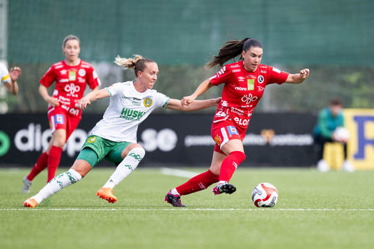 Hammarbys Julia Roddar och Örebros Emilia Pelgander
