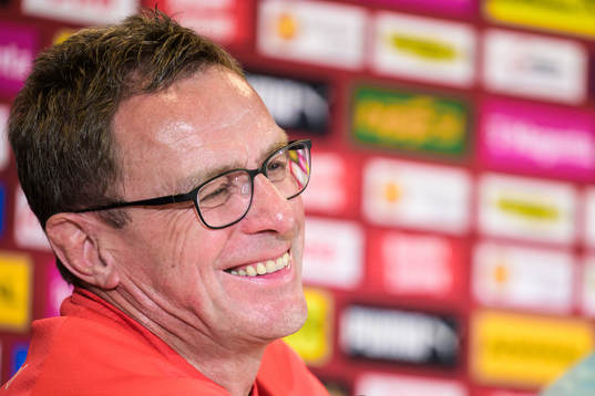 Head coach Ralf Rangnick of the Austrian national football