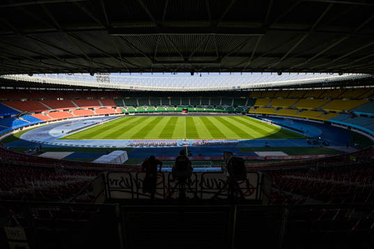 Interior view of Ernst-Happel-Stadion