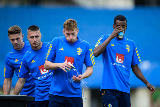Viktor Gyökeres, Mattias Svanberg, Dejan Kulusevski and