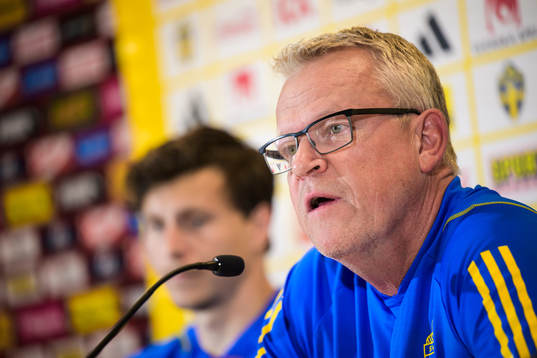 Head coach Janne Andersson of the Swedish national football