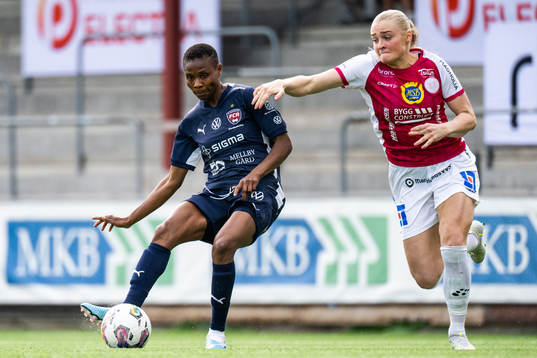 FC Rosengårds Halimatu Ibrahim Ayinde och IK Uppsalas