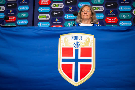 Hege Riise, head coach of the Norwegian women's national
