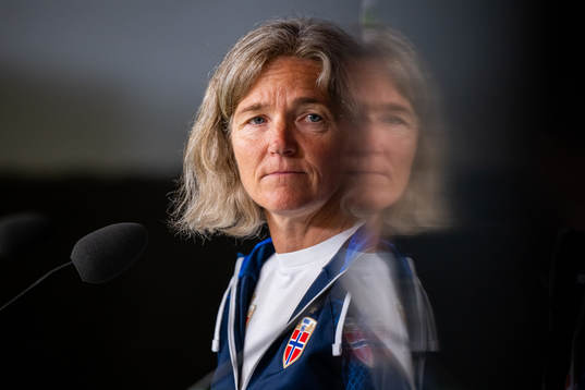 Hege Riise, head coach of the Norwegian women's national