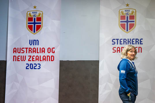 Hege Riise, head coach of the Norwegian women's national
