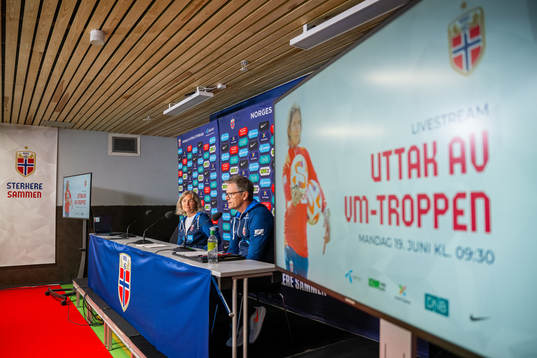 Hege Riise, head coach of the Norwegian women's national
