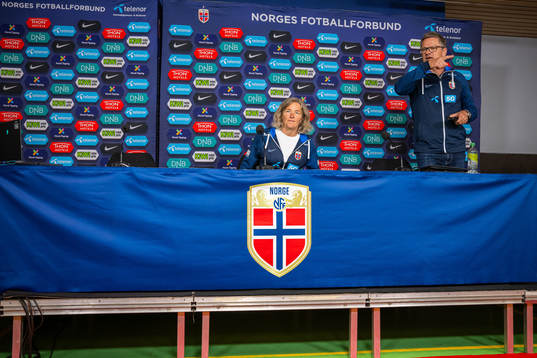 Hege Riise, head coach of the Norwegian women's national