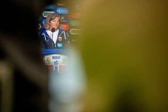 Hege Riise, head coach of the Norwegian women's national