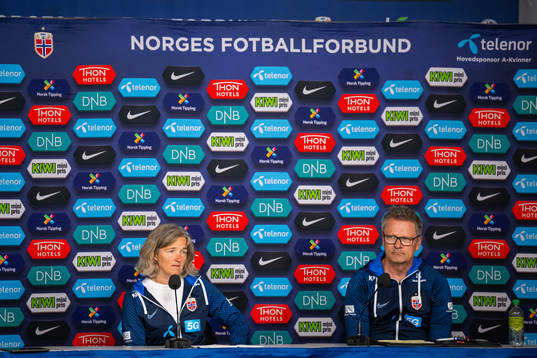 Hege Riise, head coach of the Norwegian women's national