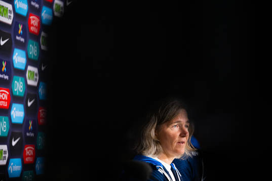 Hege Riise, head coach of the Norwegian women's national