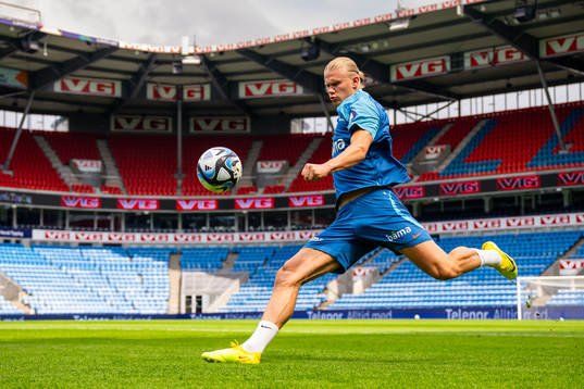 Erling Braut Haaland of the Norwegian national football team