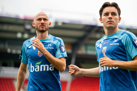 Fredrik Aursnes and Hugo Vetlesen of the Norwegian national