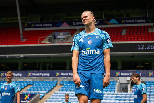 Erling Braut Haaland of the Norwegian national football team