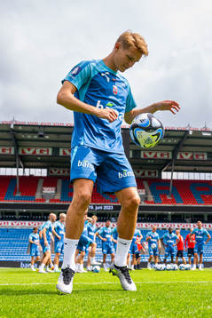 Martin Ødegaard of the Norwegian national football team