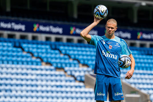 Erling Braut Haaland of the Norwegian national football team