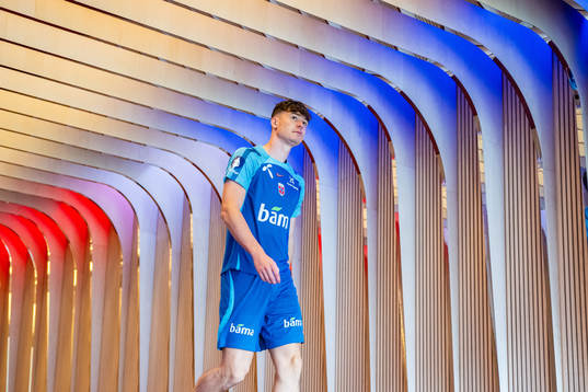 Jørgen Strand Larsen of the Norwegian national football