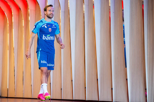Bård Finne of the Norwegian national football team