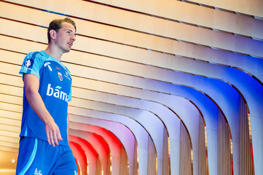 Sander Berge of the Norwegian national football team