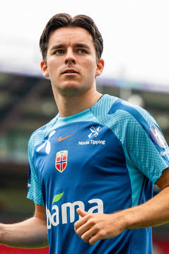 Hugo Vetlesen of the Norwegian national football team