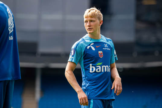 Birger Meling of the Norwegian national football team