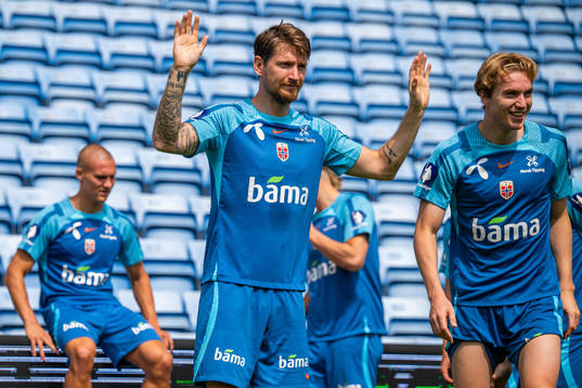 Stefan Strandberg of the Norwegian national football team