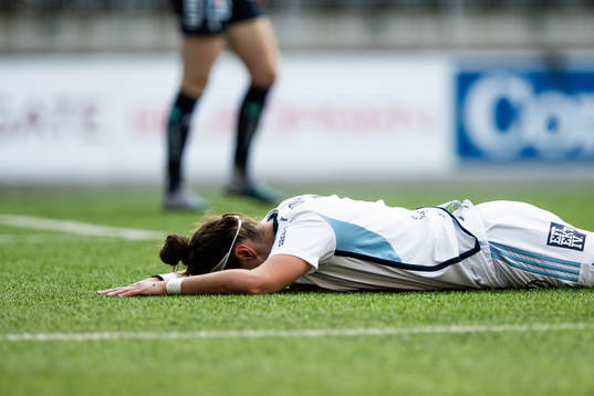 Djurgårdens Hayley Dowd deppar