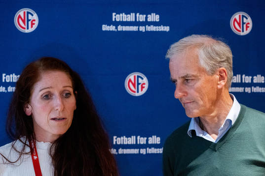 Lise Klaveness, president of the Norwegian Football