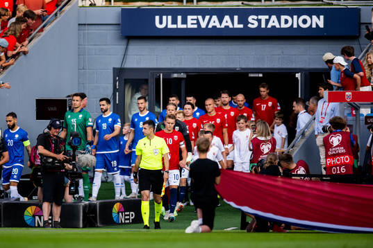 Martin Ødegaard of Norway enters the pitch