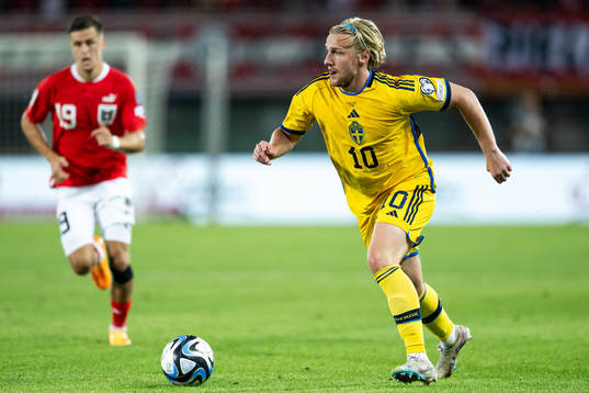 Emil Forsberg of Sweden