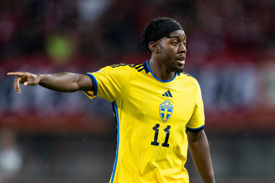 Anthony Elanga of Sweden