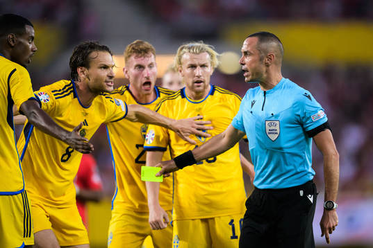 Alexander Isak, Albin Ekdal, Dejan Kulusevski and Emil