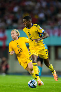 Alexander Isak of Sweden