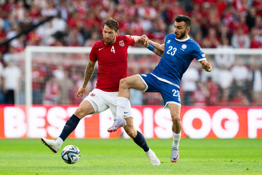 Stefan Strandberg of Norway and Ioannis Pittas of Cyprus