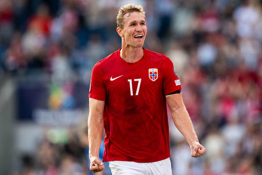 Ola Solbakken of Norway celebrates