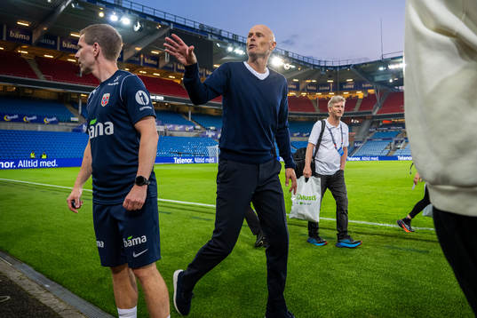 Ståle Solbakken, head coach of Norway