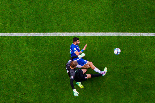 Goalkeeper Ørjan Håskjold Nyland of Norway and Ioannis